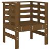 Honey Brown Garden Chairs 2 pcs - Solid Pine Wood | HipoMarket