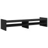 Monitor Stand Black 100x27x20 cm - Engineered Wood