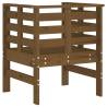 Honey Brown Garden Chairs 2 pcs - Solid Pine Wood | HipoMarket