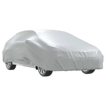 Car Cover for Sedan - Full Silver with Buckle Straps | HipoMarket