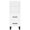 Stylish Highboard White 34.5x34x180 cm | Hipomarket