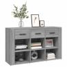 Elegant Grey Sonoma Sideboard | 100x30x59.5 cm Engineered Wood