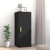 Wall Cabinet Black 34.5x34x90 cm Engineered Wood Colour black Quantity in Package 1 Number of Pieces 