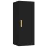 Wall Cabinet Black 34.5x34x90 cm | Stylish Storage Solution