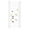 Wine Rack for 96 Bottles - Modern White Metal Storage