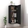 Wall Cabinet Black 34.5x34x90 cm | Stylish Storage Solution