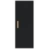 Wall Cabinet Black 34.5x34x90 cm | Stylish Storage Solution