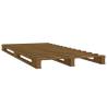 Honey Brown Solid Wood Bed Frame 100x200 cm | HipoMarket