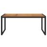 Garden Table with U-shaped Legs - Solid Acacia Wood 180x90 cm