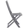 Folding Outdoor Chairs - 6 pcs Solid Acacia Wood Set