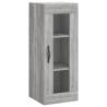 Stylish Highboard Grey Sonoma – 34.5x34x180 cm Engineered Wood