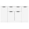 Stylish 3-Piece White Engineered Wood Sideboards | HipoMarket