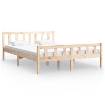 Solid Wood Bed Frame 120x200 cm - Durable & Stylish