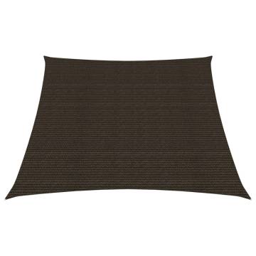 Sunshade Sail 4/5x3 m Brown | 160 g/m² HDPE | Sun Protection