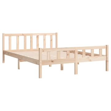 Solid Wood Bed Frame 120x200 cm - Durable & Stylish