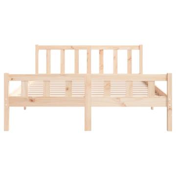 Solid Wood Bed Frame 120x200 cm - Durable & Stylish