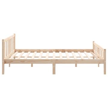 Solid Wood Bed Frame 120x200 cm - Durable & Stylish