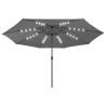 Outdoor Parasol with LED Lights - 400 cm Anthracite | HipoMarket