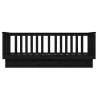 Stylish Black Day Bed 90x190 cm - Solid Pine Wood