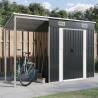 Garden Shed with Extended Roof Anthracite 277x110.5x181 cm Steel Colour anthracite Quantity in Package 1 