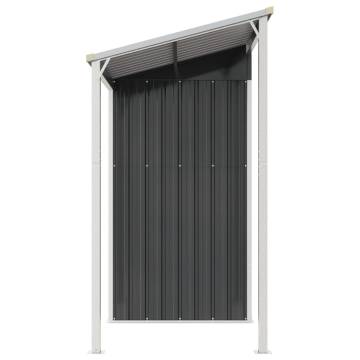 Garden Shed with Extended Roof Anthracite - Durable Steel Storage