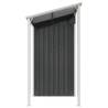 Garden Shed with Extended Roof Anthracite - Durable Steel Storage