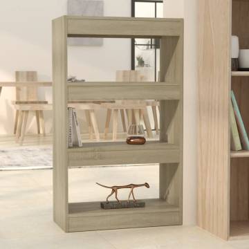 Book Cabinet & Room Divider Sonoma Oak | Stylish Storage Solution