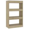 Book Cabinet & Room Divider Sonoma Oak | Stylish Storage Solution