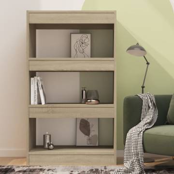 Book Cabinet & Room Divider Sonoma Oak | Stylish Storage Solution