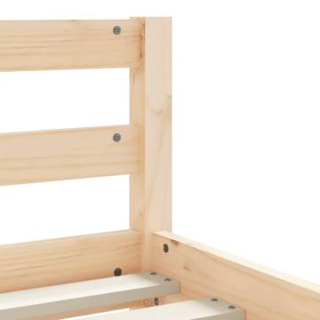 Kids Bed Frame with Drawers - Solid Pine Wood 90x190 cm