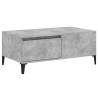 Concrete Grey Coffee Table 90x50 cm - Modern & Functional