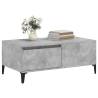 Concrete Grey Coffee Table 90x50 cm - Modern & Functional