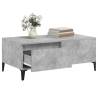 Concrete Grey Coffee Table 90x50 cm - Modern & Functional