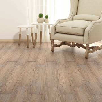 Self-adhesive PVC Flooring Planks - Oak Brown 5.21 m²