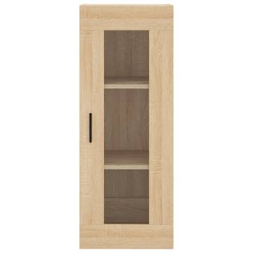 Stylish Highboard Sonoma Oak - 34.5x34x180 cm | Hipomarket