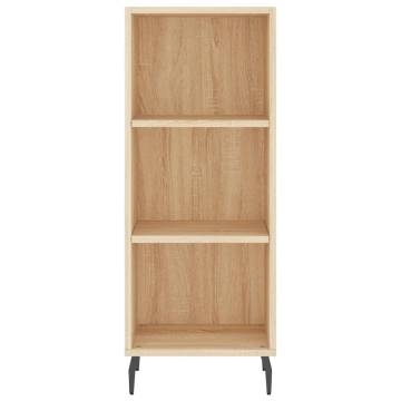 Stylish Highboard Sonoma Oak - 34.5x34x180 cm | Hipomarket