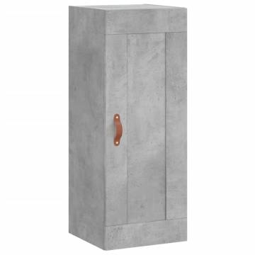 Wall Mounted Cabinet Concrete Grey - Stylish Storage Solution