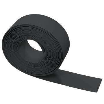 Durable Garden Edgings - 2 pcs Black - 10m x 20cm - Polyethylene