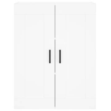 Elegant Highboard White 69.5x34x180 cm | Hipomarket