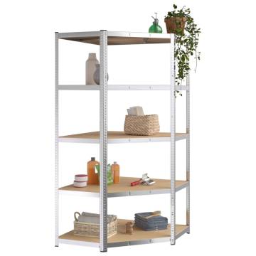 5-Layer Heavy-Duty Shelves – Sturdy Steel & Engineered Wood