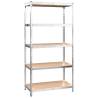 5-Layer Heavy-Duty Shelves – Sturdy Steel & Engineered Wood