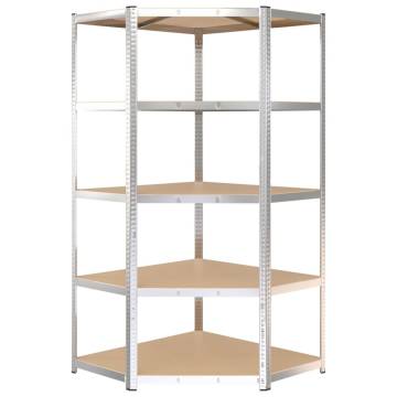 5-Layer Heavy-Duty Shelves – Sturdy Steel & Engineered Wood