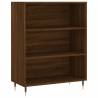 Stylish Highboard Brown Oak - 69.5x34x180 cm | HipoMarket