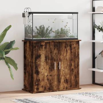 Aquarium Stand in Smoked Oak - Stylish & Durable | Hipo Market