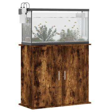 Aquarium Stand in Smoked Oak - Stylish & Durable | Hipo Market