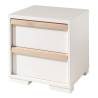 Vipack London 2-Drawer Nightstand - White Wood Furniture