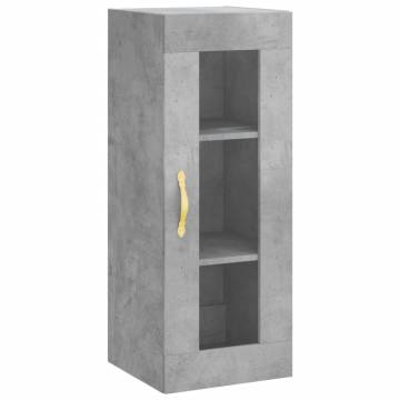 Elegant Highboard in Concrete Grey - Stylish Storage Solution