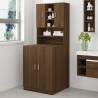 Washing Machine Cabinet Brown Oak Engineered Wood Colour brown oak Number of 1 