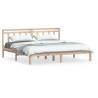 Solid Wood Pine Bed Frame 200x200 cm | HipoMarket