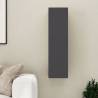 Stylish Grey TV Cabinet | Engineered Wood | 30.5x30x110 cm